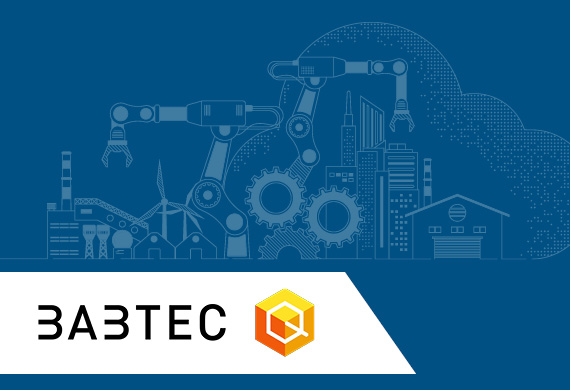 Grafik Fabrik Zahnräder Roboter Industrie