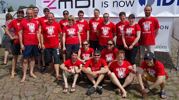 Personengruppe in Sportbekleidung