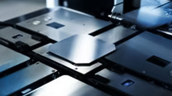 Wafers in a production line